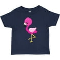thumbnail image 3 of Inktastic Cute Flamingo, Little Flamingo, Pink Flamingo Girls Toddler T-Shirt, 3 of 5