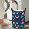 thumbnail image 6 of Uemuo Cartoon Dinosaur Pattern Circular Laundry Hamper Basket with handles,Collapsible laundry basket,Large capacity laundry hamper,Laundry Organizer-Small, 6 of 8