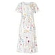 thumbnail image 3 of WILLBEST Maxi Vestidos de Mujer Vestido Bohemio de Manga Corta con Cuello Redondo y Bolsillos Vestido Informal Estampado Corto de Cuello Redondo Vestidos de Primavera Grande​​, 3 of 3