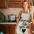 thumbnail image 1 of Dvkptbk Apron 1Pc Parent Adult The Family Kitchen Lovely Print Linen Family Aprons Kitchen Essentials, 1 of 2