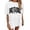 White, variant on LINGLANG Womens "God is Good All The Time" T-Shirt Plus Size Loose Fit Drop Shoulder Short Sleeve Tee Christian Faith Religious Graphic Top