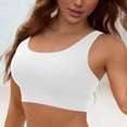 thumbnail image 7 of Fewfanhot Women's Solid Color Square Neck Crop Top Swimwear, Casual Summer Backless SwimTop for Beach Outings Vacations, 7 of 7