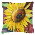 thumbnail image 1 of Sunflowers Canvas Fabric Decorative Pillow, 1 of 1