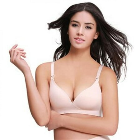 

Useful Women Seamless Padded Bras Ladies Wire-Free Bra Size M-XXL B C Cup Hot Skin Color XL