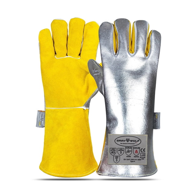 Guante de soldadura SpecxArmor Graywolf Kevlar Heat Resist 800°C