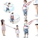 thumbnail image 3 of Correa de seguridad antipérdida para bebé, arnés para caminar de seguridad, correa de cuerda para niño pequeño, cinturón de mano para caminar, 3 of 4