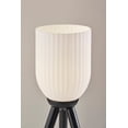 thumbnail image 5 of Adesso Kinsley 22.5" 1-Light Pull Chain Tripod Table Lamp with Ribbed Glass Cylinder Shade, 5 of 5