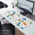 thumbnail image 2 of Long Mouse Pads for Desk,Colorful Dinosaurs Cacti Pattern Desk Mats on Top Of Desks, Desk Mouse Pad Extra Large with 3mm Non-Slip Base and Stitched Edge for Gaming,Office,Work,Home 31.5"x11.8", 2 of 6