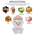 thumbnail image 3 of Botella Con Pajita WDOplteas Gran Capacidad 1400ml Transparente, 3 of 9