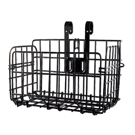 Mountain Bike Folding Hanging Basket Detachable Folding Bicycles Basket Front And Rear Hanging Side Trailer Basket