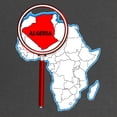 thumbnail image 2 of CafePress - Algeria Under The Magnifying Glass Maternity T Shirt - Maternity Dark T-Shirt, 2 of 3