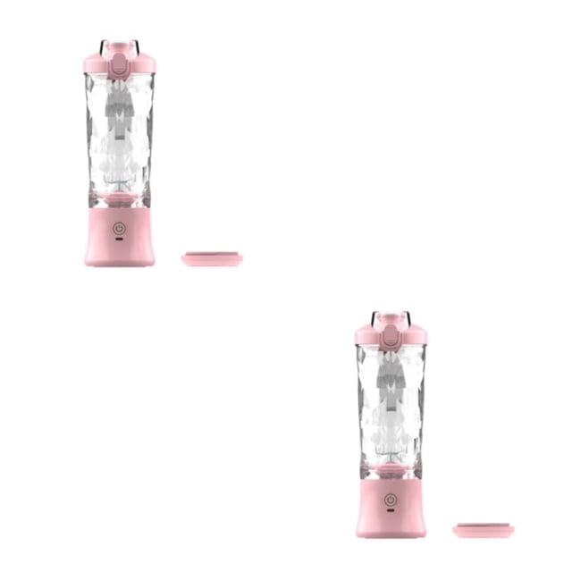Yuarrent Licuadora portátil Exprimidor de 600 ml de alta capacidad Hecho de plástico de grado alimenticio Mezclador de frutas multifuncional Type2 NO2
