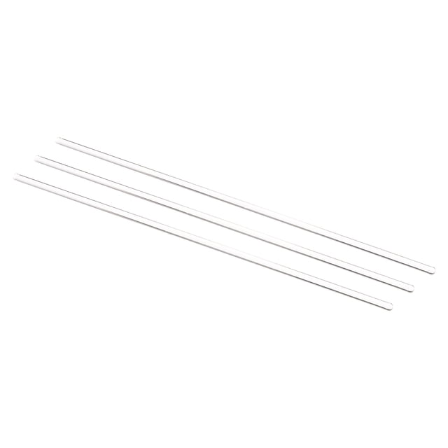 Unique Bargains 3.3 Borosilicate Glass Stick 11.81' Length 5mm Dia Stir Rod Round for Lab Kitchen Science 3Pcs