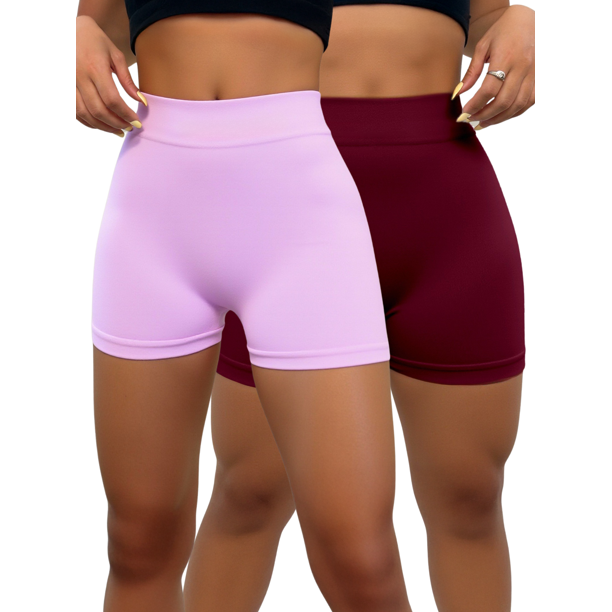 Set 2 Boxer Short Mujer Ropa Interior Unitalla Sin Costuras Calsones