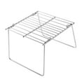 thumbnail image 4 of HAOAN Barbecue Pliant en Acier Inoxydable pour l'Extérieur, Portable, Argent, 4 of 8