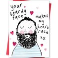 thumbnail image 1 of Tarjeta de San Valentín BENNLOOS divertida para él con sobre, 1 of 6