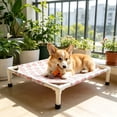 thumbnail image 6 of Elevated Pets Bed, Breathable Removable and Washable Raised Dog Bed for Indoor and Outdoor Use for Small Pets Beige, 6 of 6