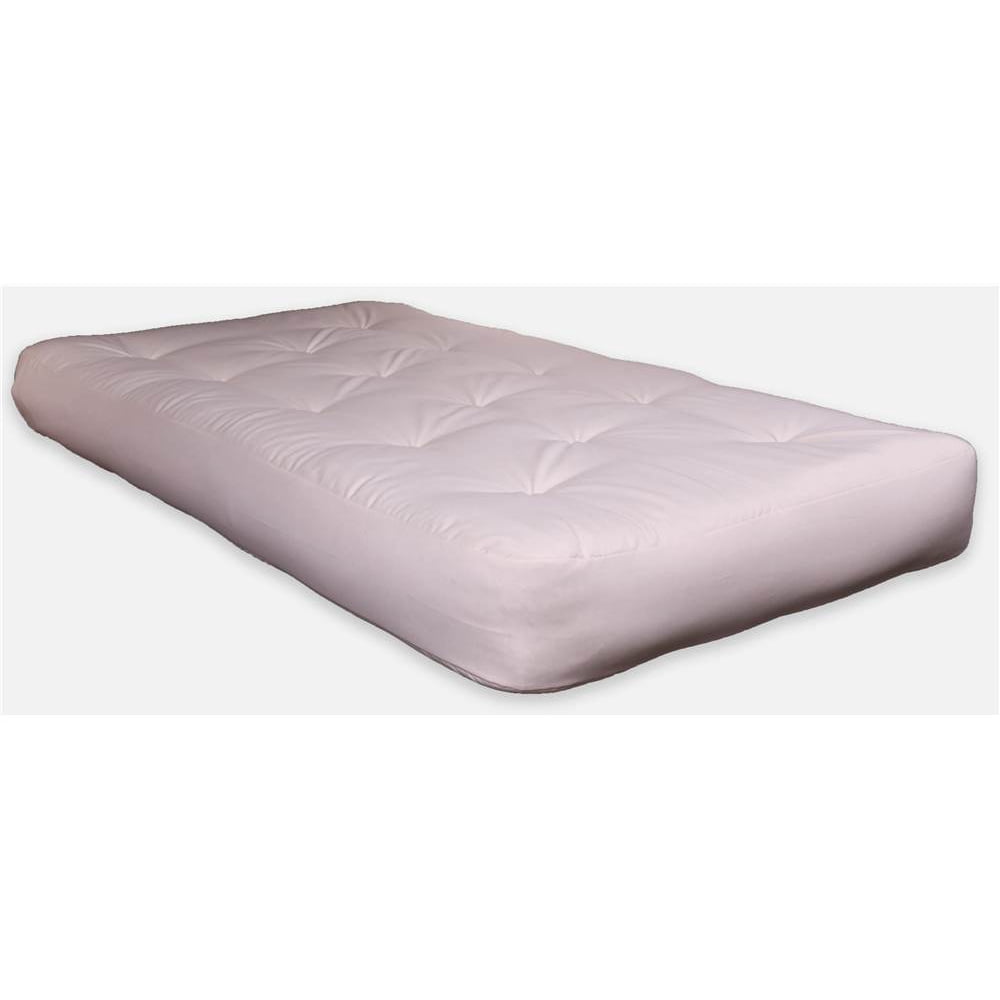 8 in . Double Foam Futon Mattress in Natural (Twin 75 in. L x 39 in. W