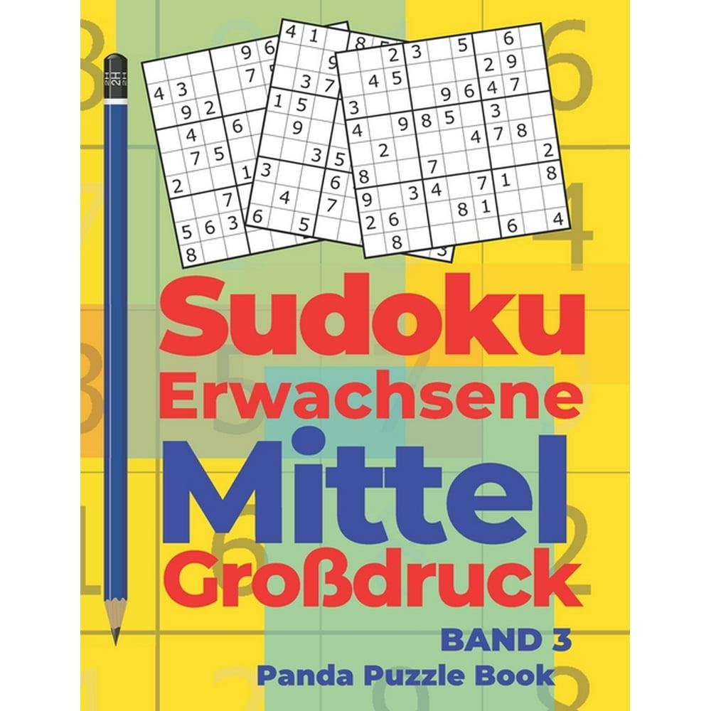 Band Sudoku Erwachsene Mittel Gro druck Band 3 R tselbuch In 