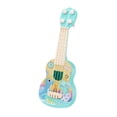 thumbnail image 1 of Mini guitarra ukelele juguete aprendizaje preescolar, mejora de la habilidad de desarrollo temprano guitarra pequeña educativa temprana para bebés y Dinosaurio CUTICAT ukelele para niños, 1 of 8
