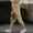 Beige, variant on OGLCCG Capri Pants for Girls Drawstring High Waisted Wide Leg Linen Cropped Trousers with Pockets Pull On Loose Flowy Pants 6-15 Years
