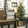 thumbnail image 6 of Christmas Pillow Covers 16x16 Set of 4 for Christmas Decorations Buffalo Plaid Christmas Tree Joy Snow Merry Christmas Pillows Winter Holiday Throw Pillows Christmas Farmhouse Decor for Couch Gray, 6 of 7