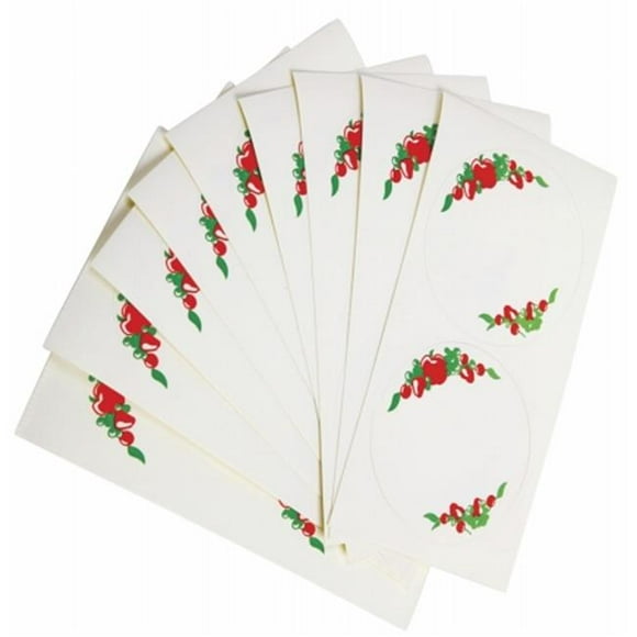 24 Count 2 in. Round Canning Labels