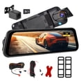 thumbnail image 1 of PHILIPS Retrovisor con Camara, Cámara Delantera y Trasera Coche 2k/1080P, DashCam con Espejo Pantalla Táctil 9.66", Función Visión Nocturna HD, Imagen Reversa, Free 32GB Card, 1 of 5