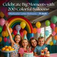 thumbnail image 2 of Globos de fiesta Monty 200 piezas 9" multicolor de látex, 2 of 9