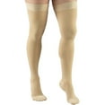 thumbnail image 3 of Truform 20-30 mmHg Compression Stockings for Men and Women, Thigh High Length, Dot Top, Closed Toe, Beige - Large, 3 of 4