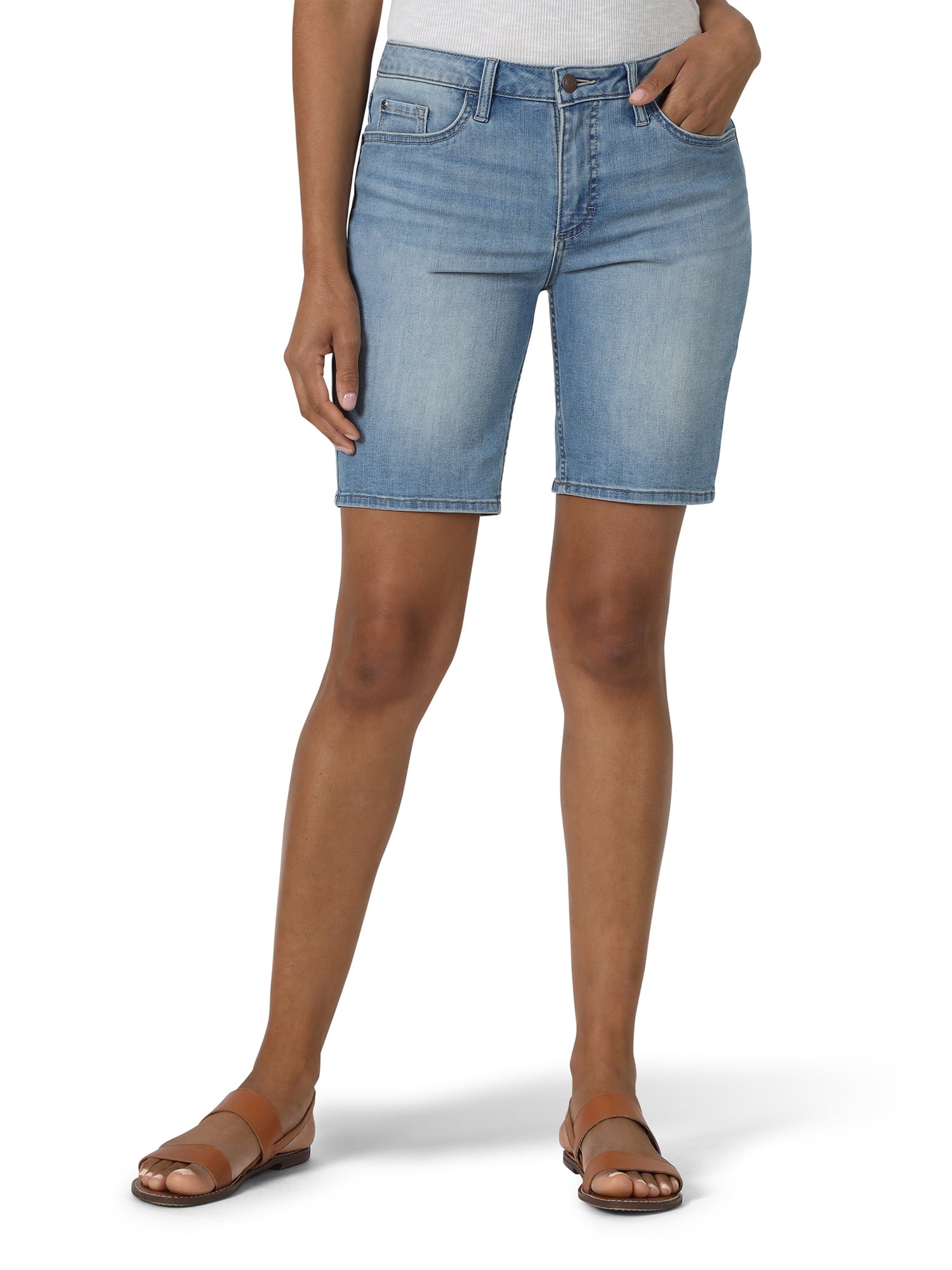 women's lee rider jean shorts