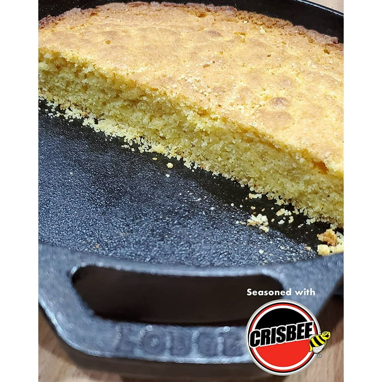 Crisbee Rub Cast Iron and Carbon Steel Seasoning - Family Made in USA - The Cast Iron Seasoning Oil & Conditioner Preferred by Experts - Maintain A