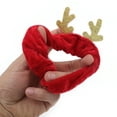 thumbnail image 5 of Unique Bargains 1 Pc Christmas  Hair Scrunchies Antlers Hair Rope for Christmas Red, 5 of 6
