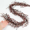 thumbnail image 4 of Factory Direct Craft 54″ Burgundy Black and Tan Pip Berry Garland – Rustic Indoor Fall & Country Decor, 4 of 4