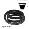 thumbnail image 2 of Uxcell A-965 V Belts Drive Belt 965mm Inner Girth EPDM for Power Transmission, 2 of 6