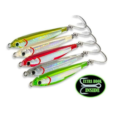 UPC: 0851927007623 | Fat Cow FMRJ21-BNE Epoxy Resin Fat Minnow Epoxy Resin Jig 3/4 OZ Bone