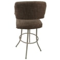 thumbnail image 3 of Swivel Extra Tall Metal Bar Stool 34" - M-110 - Checkered - Beige, 3 of 3