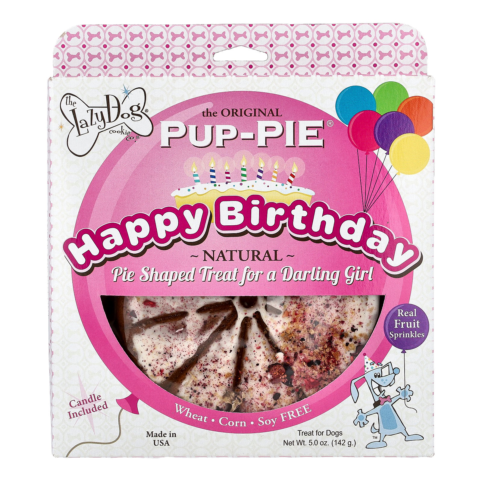 thumbnail image 3 of Lazy Dog Cookie 100930 5 oz The Original Pup-Pie Happy Birthday Pie Shaped Dog Treat, 3 of 5