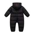 thumbnail image 4 of 6-12 Months Newborn Preemie Boys Girls Underwear Pajamas Rompers Infant Snowsuit Toddler Winter Coat Baby Girl Clothes Warm Jacket 0 3 3 6 Month Black Bodysuit Baby Gift, 4 of 7
