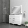 thumbnail image 2 of Alya Bath Ripley 48" Modern Wood Double Vanity with Acrylic Sink in White, 2 of 6