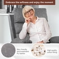 thumbnail image 7 of Muumblus Power Lift Recliner Chair with Heat and Massage Electric lift Chairs for Elderly, Gray, 7 of 7