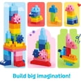 thumbnail image 5 of MEGA BLOKS First Builders Big Bag of Blocks Toy Blocks with Storage Bag - 130pc, 5 of 6