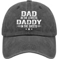 thumbnail image 2 of Dad in The Streets Caps Daddy Hat Hiking Hats Gifts for Men for Dad for Grandpa, 2 of 9