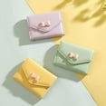 thumbnail image 5 of MINKUROW Cute Bow Wallet Bi-folded Small Wallet Cash Pocket Card Holder ID Window Purse for Women Girls GREEN, 5 of 5