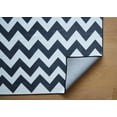 thumbnail image 4 of Tapete Decorativo Chevron B&W 120 x 180 cm - Saffron Looms, 4 of 5