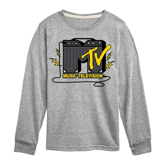 MTV Logo - Guitar Amp - Toddler And Youth Long Sleeve Graphic T-Shirt
