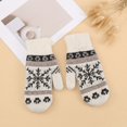 thumbnail image 1 of QASIEATN Cozy Gloves Mittens for Women Winter Knit Gloves Warm Full Fingers Women with Upgraded Anti Glove Fleece Lined Fall Fashion Accessories, 1 of 4