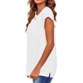 thumbnail image 5 of Cap Sleeve Oversized T Shirts Loose Fit Blouses Women's Summer Casual Tops, 5 of 7