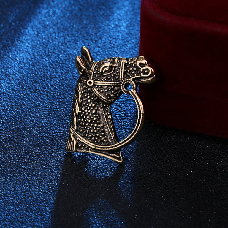 Horse head sale brooch