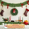 thumbnail image 3 of 9 Ft Real Touch Christmas Garland,Thick and Lush，Soft Bendable, Lifelike Cedar Garland Realistic, Garlands for Decoration Christmas，Christmas Garland for Mantle,Outdoor Indoor Christmas Decorations, 3 of 15